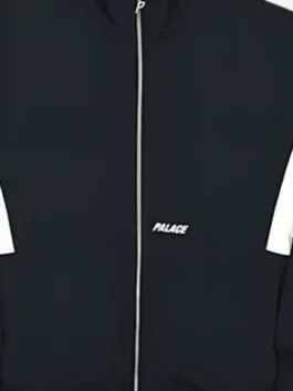 Euphoria S02 Angus Cloud Track Black Jacket from the hit TV series in sleek black fleece with a sharp zip-up and stand up collar.