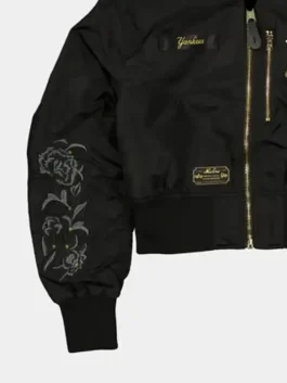ALPHA X NEW ERA L-2B CROPPED BOMBER JACKET LOOK