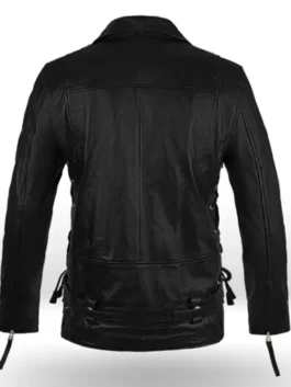 Arnold Schwarzenegger Terminator 2 Leather Jacket Back