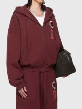 BRUCE LEE x LUU DAN Zip Hoodie View Look