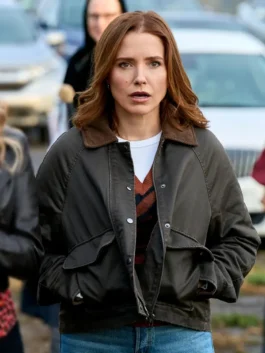 Broad Trip 2026 Sophia Bush Grey Jacket front view with clean grey finish