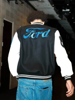 Cade Cunningham Ford Jacket back view with smooth outer finish