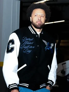 Cade Cunningham Ford Jacket side view with long sleeves and clean fit