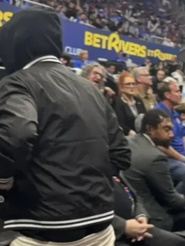 Cleveland v Pistons 2026 Eminem Detroit Jacket Back View