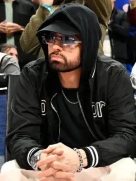 Cleveland v Pistons 2026 Eminem Detroit Jacket Front View
