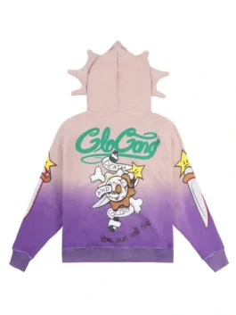 Death And Glo Gang Hoodie Back View