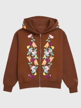 Eras Tour Acoustic Piano Zip Up Hoodie Front View