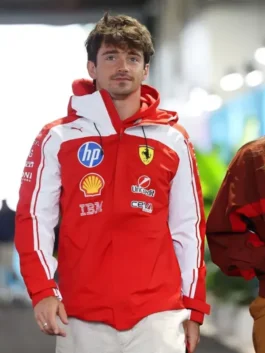 F1 Grand Prix Of Miami Charles Leclerc Jacket Front View