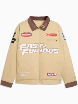 Fast and Furious 2026 Workwear Jacket front view with rugged finish