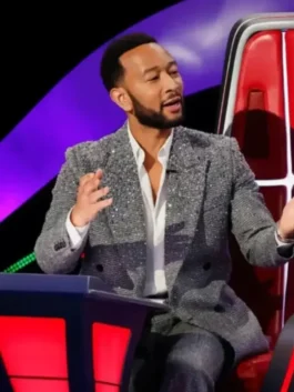 Finale John Legend Sequin Blazer Front View