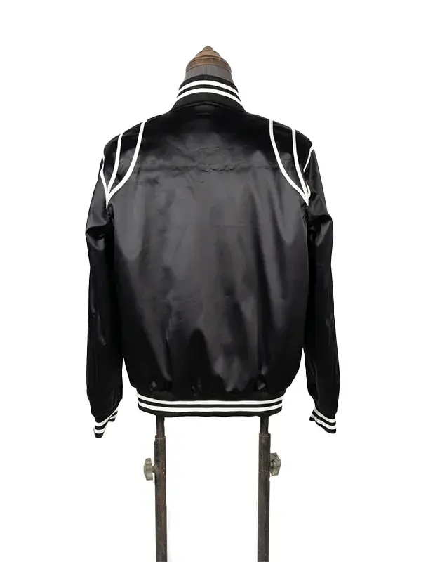 Keith Powers The Gates 2026 Black Bomber Jacket Back