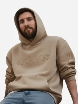 Lionel Messi Adidas Backyard Legends World Cup Hoodie full look with casual sporty styling