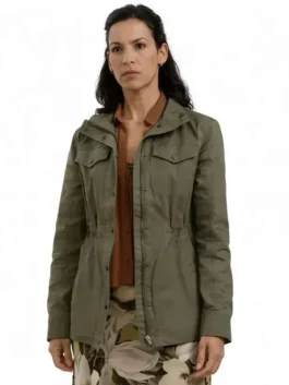 M.I.A. 2026 Danay Garcia Green Jacket front view with clean closure