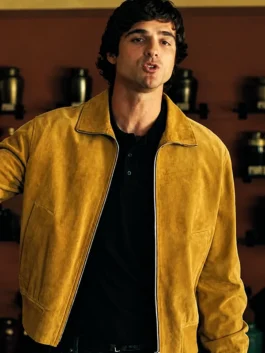 Nate Jacobs Euphoria Suede Yellow Jacket