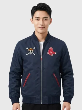 Limited Edition Red Sox Anime Inspired Letterman Jacket