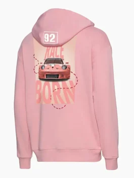 Porsche Legacy Pullover Hoodie front view with clean pullover design and sporty detail