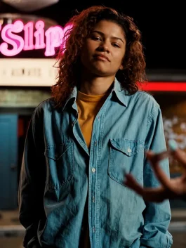 Shop Rue Bennett Euphoria Denim Shirt