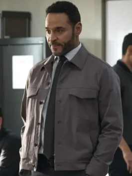 S02 Adam Karadec Grey Jacket Side View