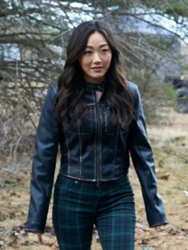 The Boys S05 Kimiko Miyashiro Black Jacket close-up