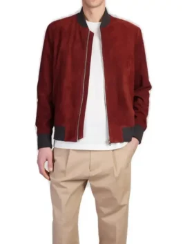 The Voice S27 Michael Buble’s Bomber Jacket full view look with clean bomber style