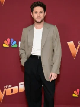 The Voice S28 Niall Horan Oversized Blazer front view with loose fit and clean lapel