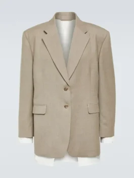 The Voice S28 Niall Horan Oversized Blazer full view look with relaxed formal style