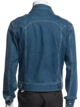 The Voice S29 John Legend Denim Jacket back view showing rear design, sleeve shape, and denim jacket fit
