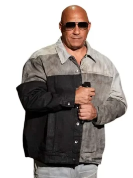 Vin Diesel 2026 Trucker Jacket front view with clean button closure