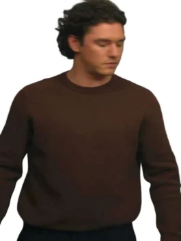 Belmont Cameli Off Campus Brown Sweatshirt featuring a professional pullover style and luxury brown finish.