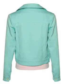 Berlin Michelle Jenner Jacket back view highlighting professional panel stitching and luxury finish.