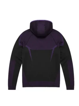 Gymshark Onyx 5.0 Seamless Hoodie back view in premium fabric with a clean structured seamless silhouette and Gymshark's sharp athletic hooded everyday finish.