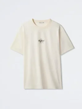 Jung Kook Calvin Klein Monogram T Shirt front view in lightweight fabric with a bold CK monogram print and Jung Kook's sharp Calvin Klein campaign presence.