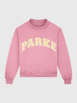 Parke Summerland Varsity Mockneck Sweatshirt 2026 edition in premium fleece with a round neck collar and Parke's sharp Summerland varsity everyday presence.