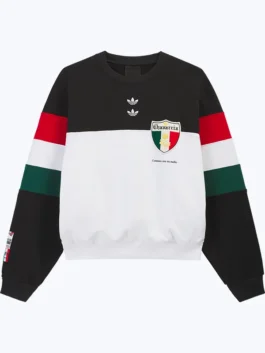 Adidas Chavarria Chicano Crewneck Shirt front view featuring a professional pullover style construction.