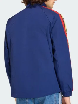 Adidas Spain Anthem Blue Jacket Back View
