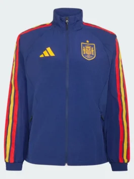 Adidas Spain Anthem Blue Jacket View Look