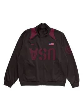 Cactus Jack Nike Total 90 USA Anthem Jacket Front View