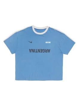 Cactus Jack X Nike Argentina Total 90 T Shirt Front View