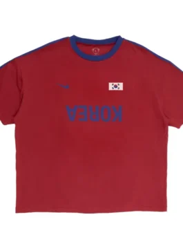 Cactus Jack X Nike Korea Total 90 T-shirt Closeup Look