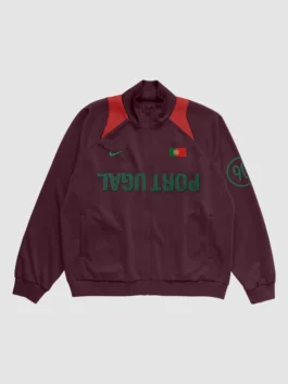 Cactus Jack X Nike Total 90 Portugal Anthem Jacket Front View
