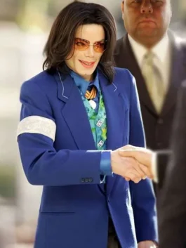 Michael Jackson Courtside Blue Blazer