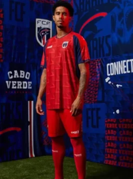 World Cup 2026 Cabo Verde Third Jersey featuring a professional pullover style and luxury half length sleeves.
