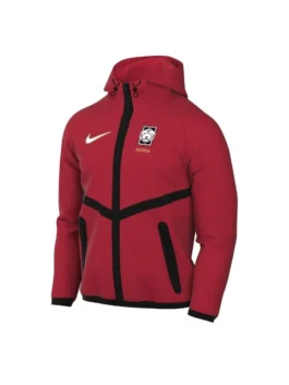 World Cup 2026 Korea Jacket featuring a professional zipper closure and luxury protective hooded collar.