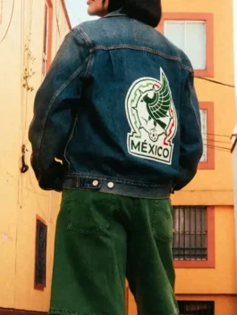 FIFA World Cup 2026 Mexico Unisex Blue Denim Jacket