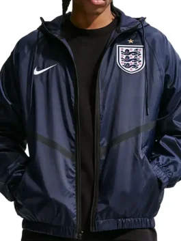 FIFA World Cup 2026 Nike England Anthem Jacket Front View