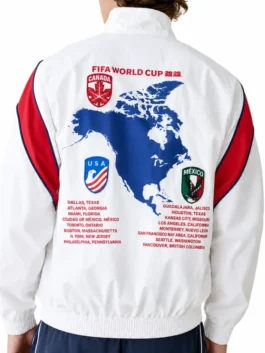 Get The Iconic FIFA World Cup 2026 Patches White Jacket