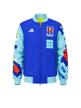 FIFA World Cup 2026 Volunteer Jacket front view highlighting professional pockets and luxury utility build finish.