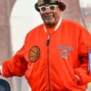 Finals Spike Lee Orange Knicks Jacket Front View