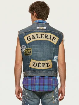 Hyunjin Gov Ball 2026 Denim Vest Back View