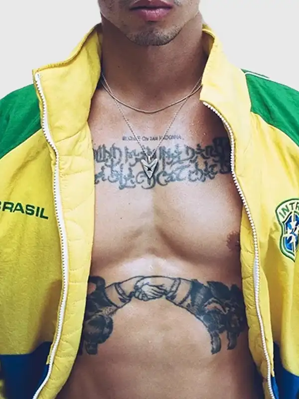 Intra Brazil Nations Jacket Close-Up View